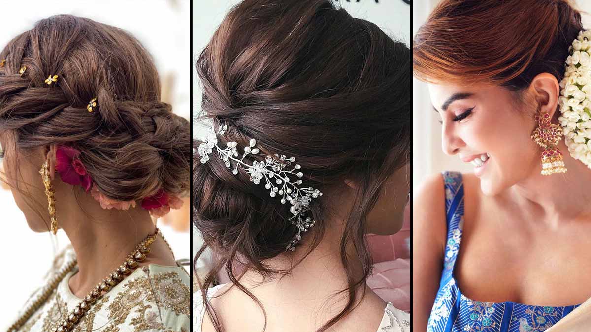 make different hairstyles with gajra with ethnic outfits you will look beautiful324