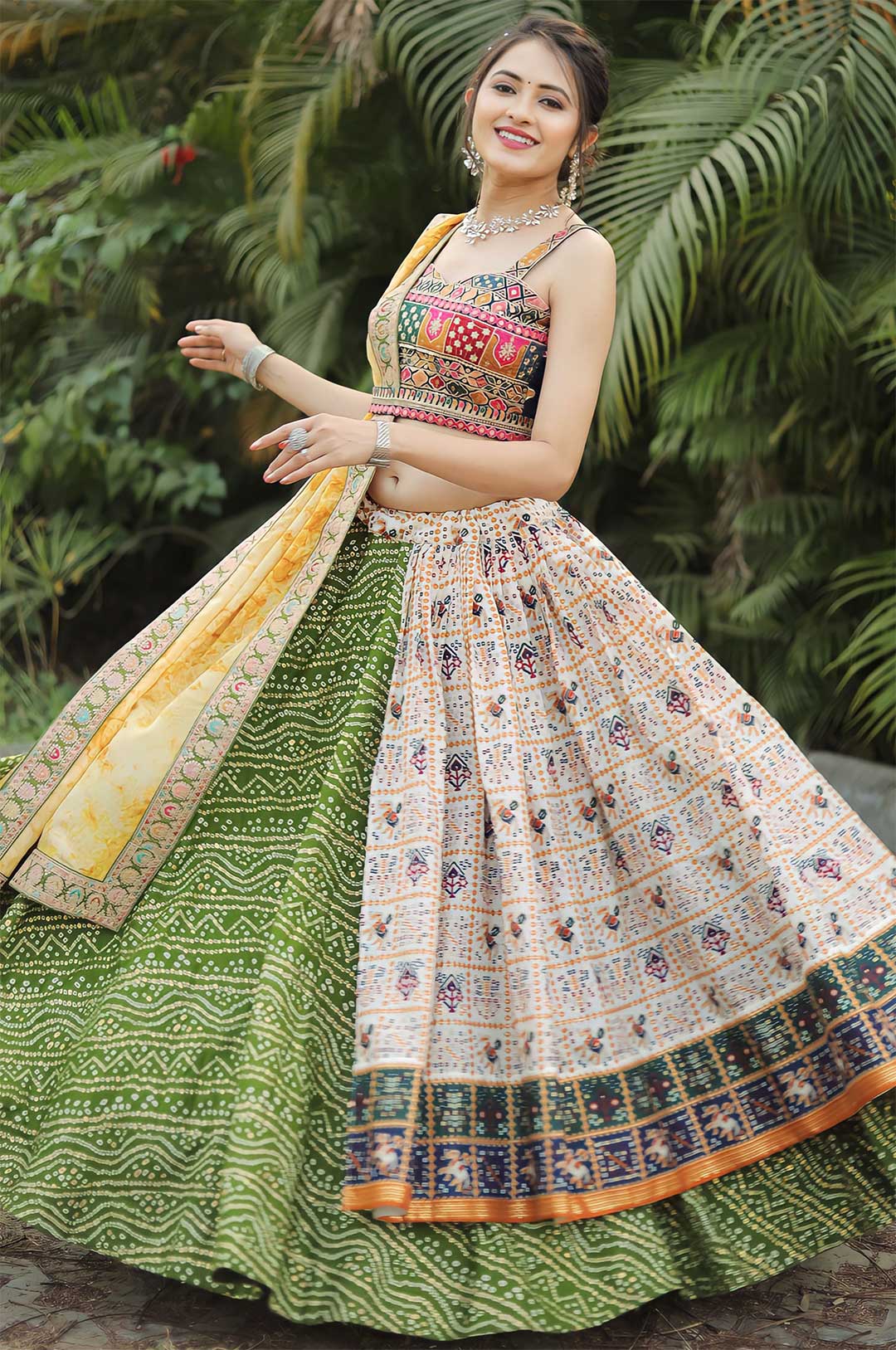 multicolour lehenga designs for dandiya night article multicolour lehenga designs for dandiya night article 243