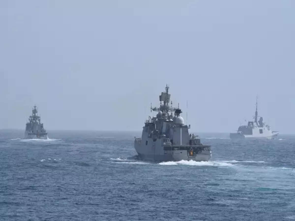 ndia and france conducted mega naval