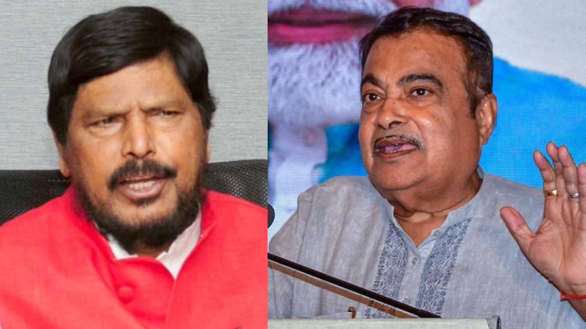 nitin gadkari on union minister ramdas athawale in nagpur