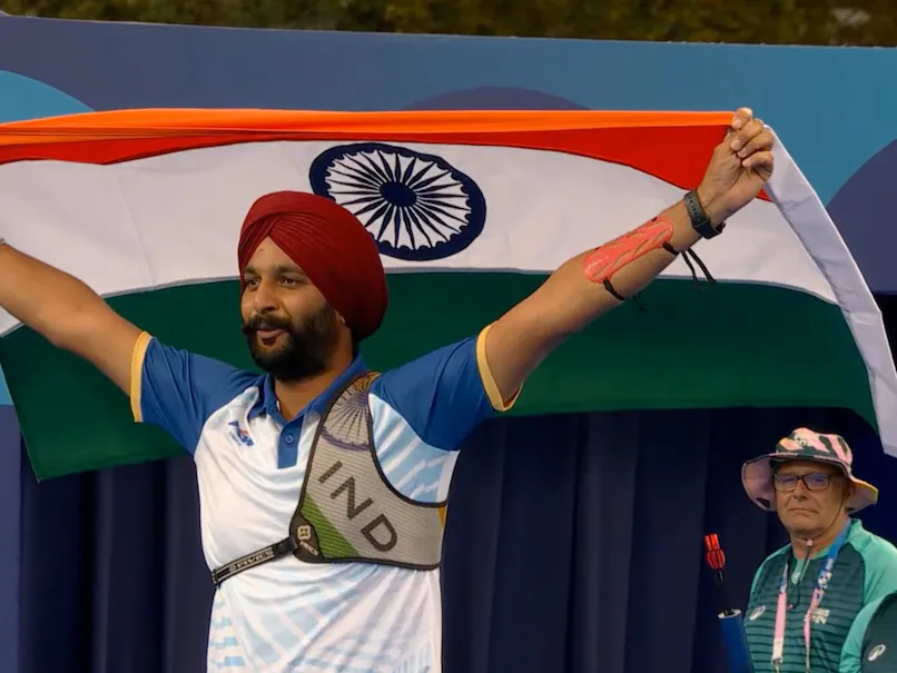 paris paralympics 2024 harvinder singh won gold medal in archery team india tspo1