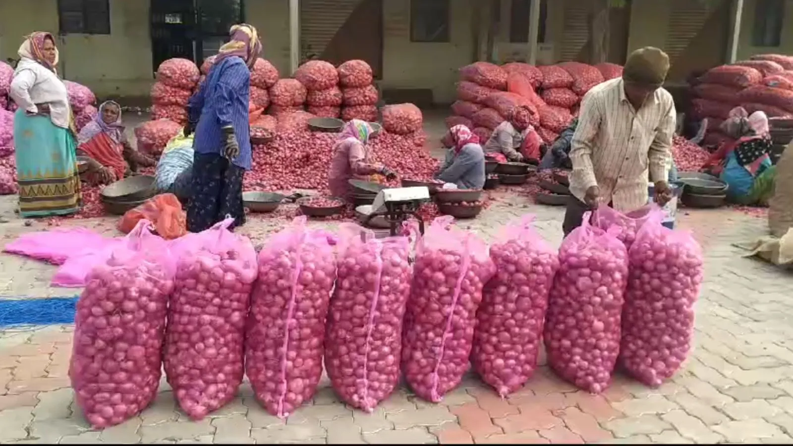 saurashtra traders and farmers protest against chinese garlic availability in gujarat demands action from government1