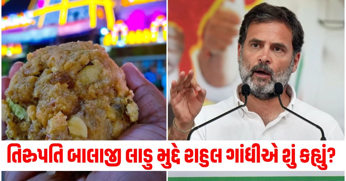 tirupati balaji laddu issue rahul gandhi said administration protect sanctity of religious places324