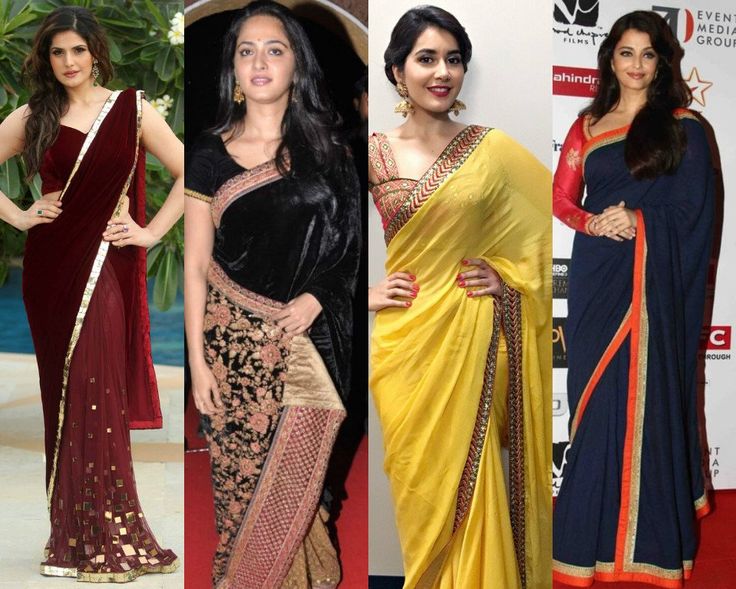 want to get slim look in saree try these designer sarees enhance your beauty 1