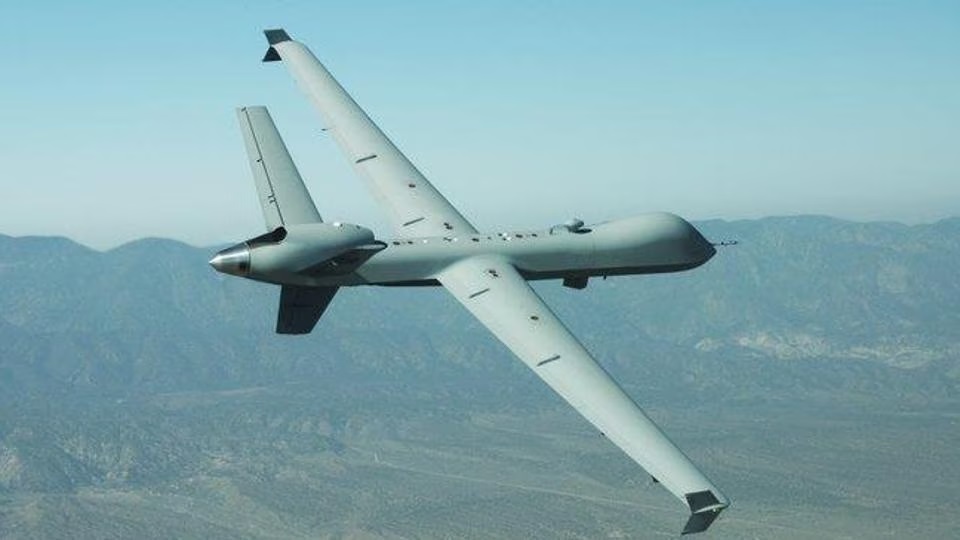 what is mq9b seaguardian drone leased from us now crashes into bay of bengal1