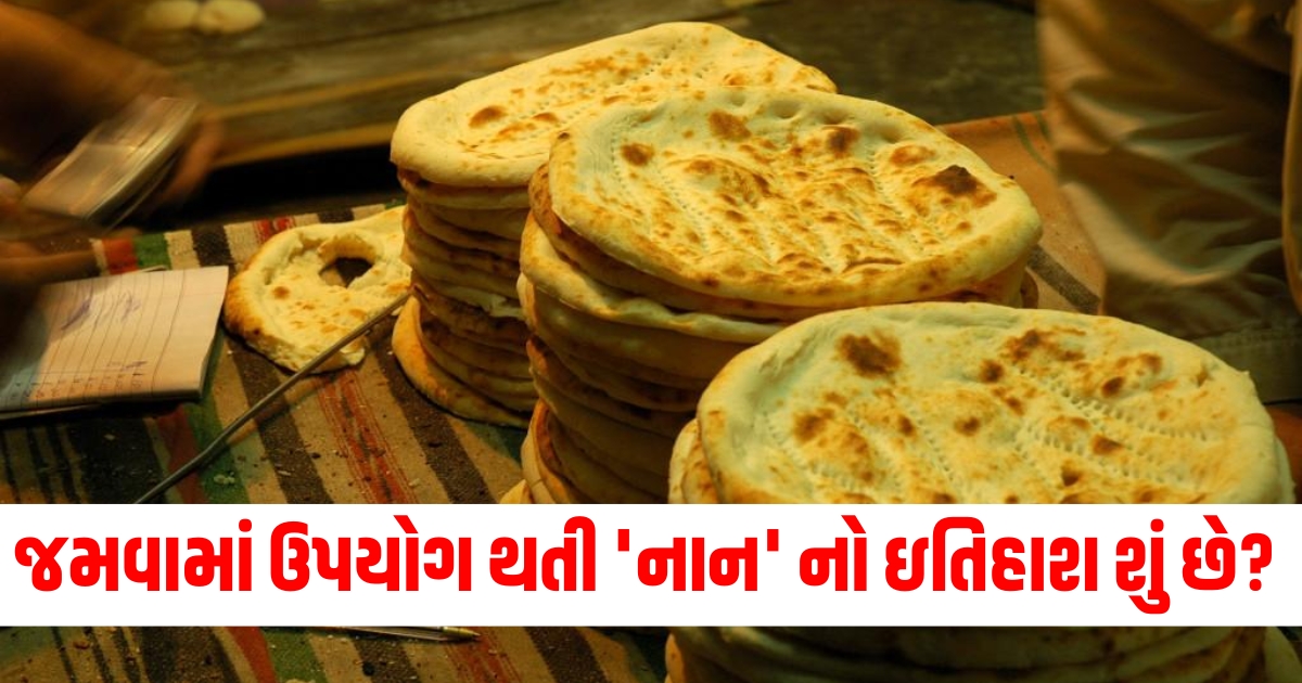 જમવામાં ઉપયોગ થતી નાન નો ઇતિહાશ શું છે