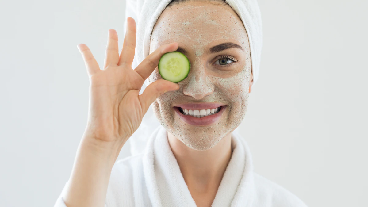 cucumber curd honey face mask recipe for instant skin glow how to make face pack at home34