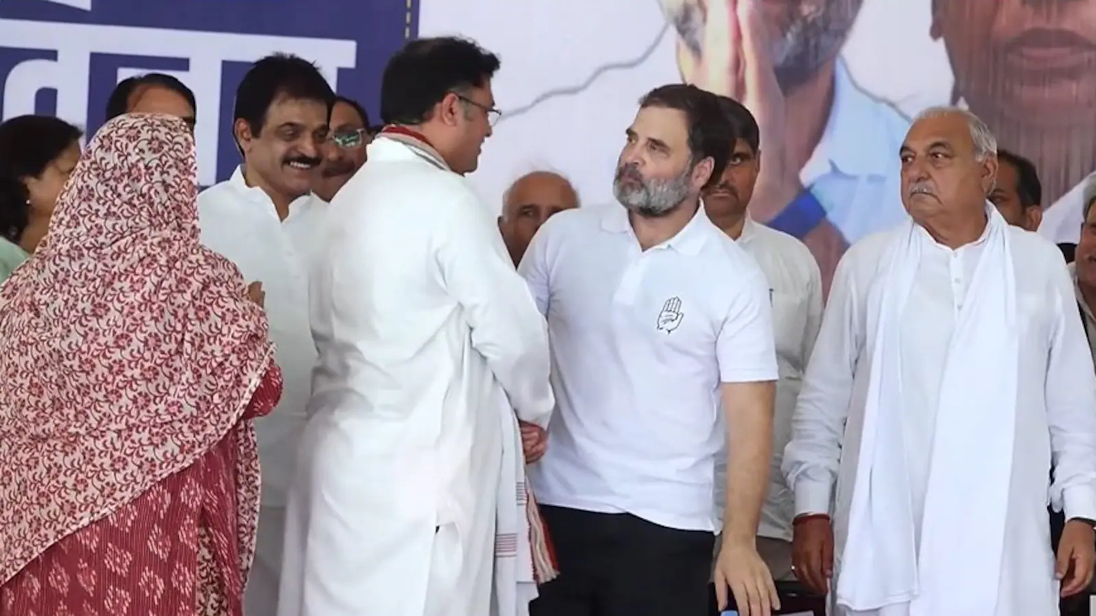 ex mp ashok tanwar returns in congress just ahead haryana assembly election rahul gandhi mahendragarh rally