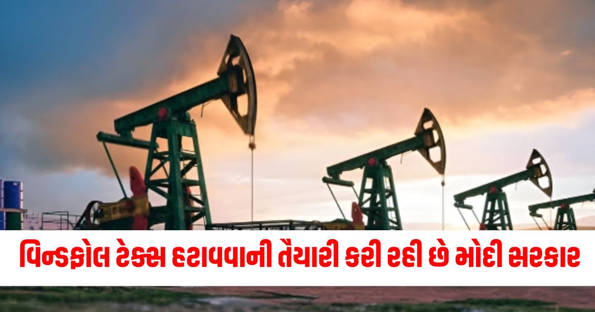 Crude oil, Windfall tax, Modi government, Removal, Preparation, Economic policy, Fiscal measures, Oil industry, Taxation, Government decision,