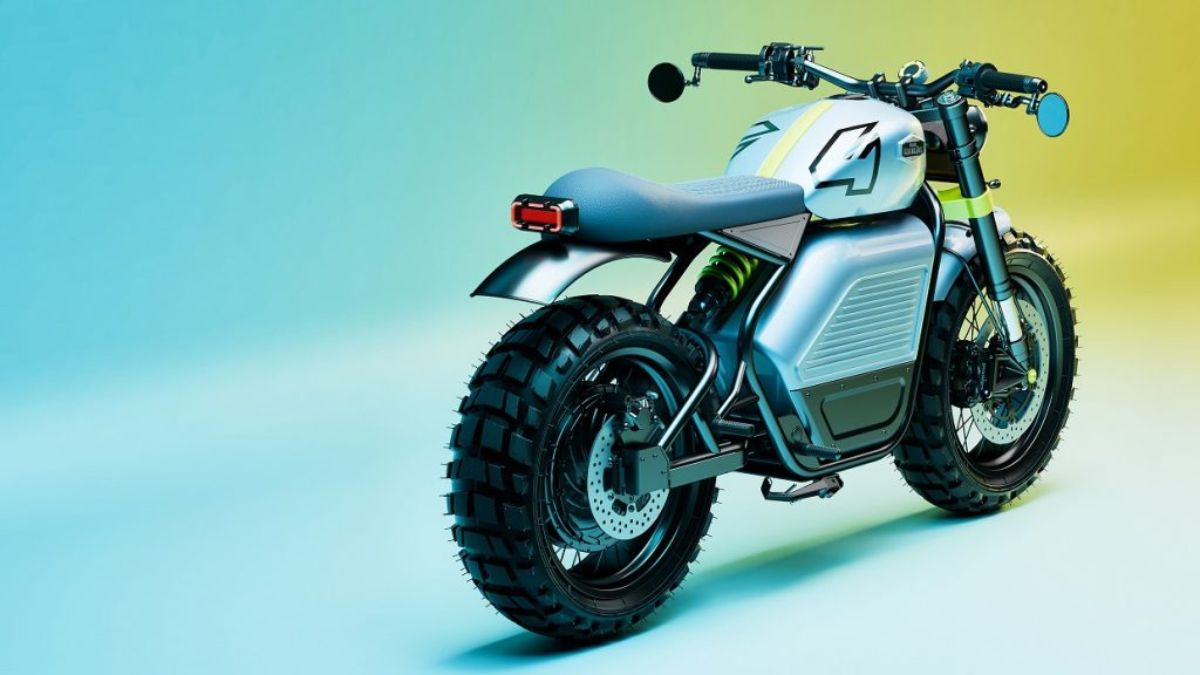 renault electric motorcycle heritage spirit scrambler reveal with 110 km range in single charge