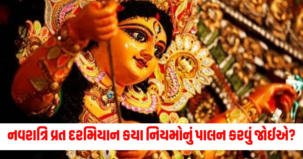 shardiya navratri fast rules in hindi navratri vrat niyam do and dont during navratri 432