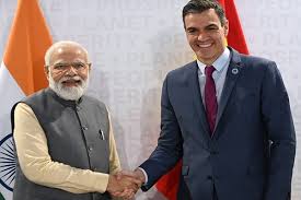 spain president pedro sanchez visit gujarat investment cm bhupendra patel pm modi