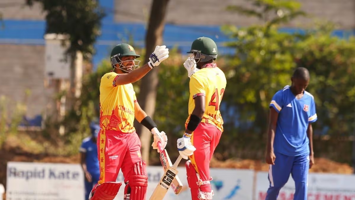 zimbabwe made world record of winning by highest runs margin in t20 international against gambia zim vs gm1