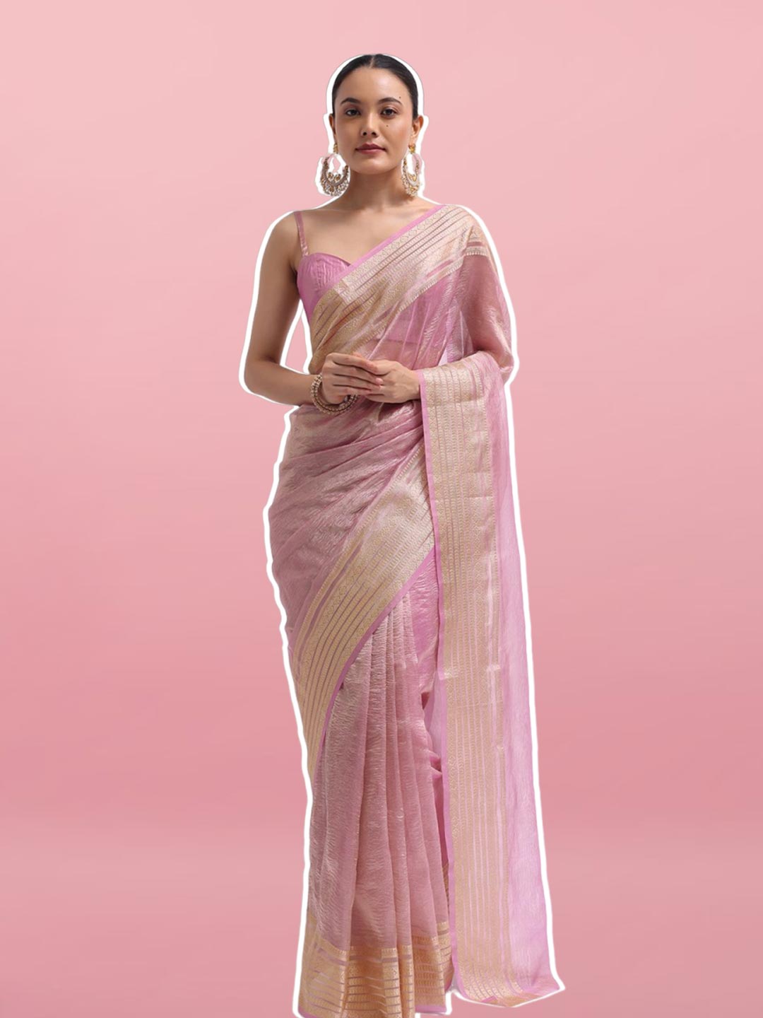 chanderi saree new designs for gorgeous look on wedding article ewr