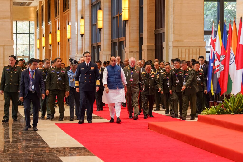 rajnath singh in 11th asean defence ministers meeting at laos gave message of peace to world we