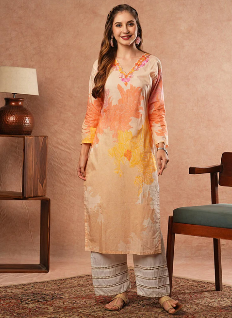 stylish multi colour kurta pant sets to shine at mehndi function articleq234