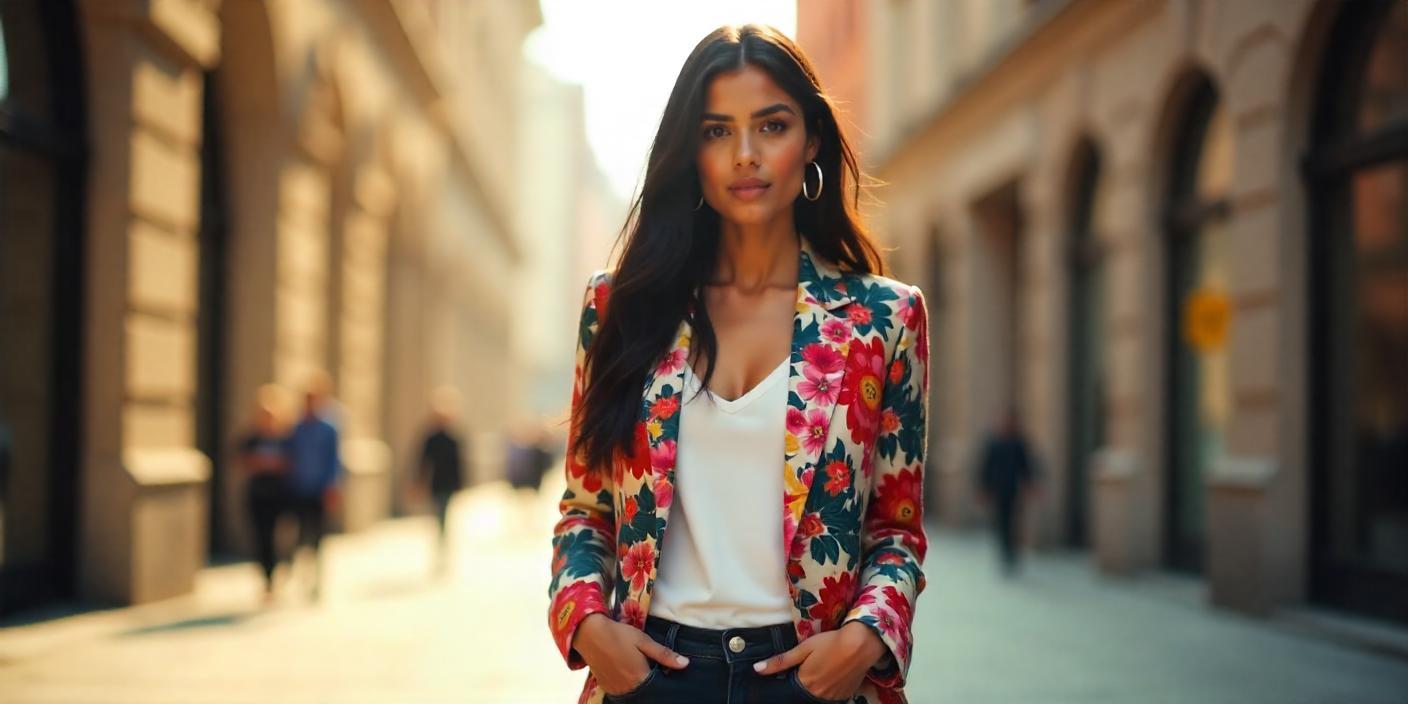 tips to style floral blazer articlewerwr