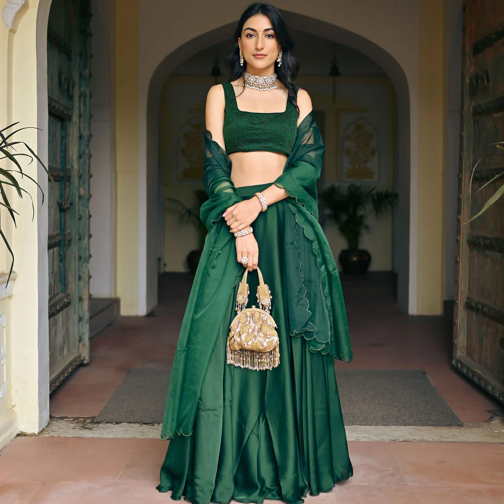 trendy skirt and top latest designs for mehndi function articlewer