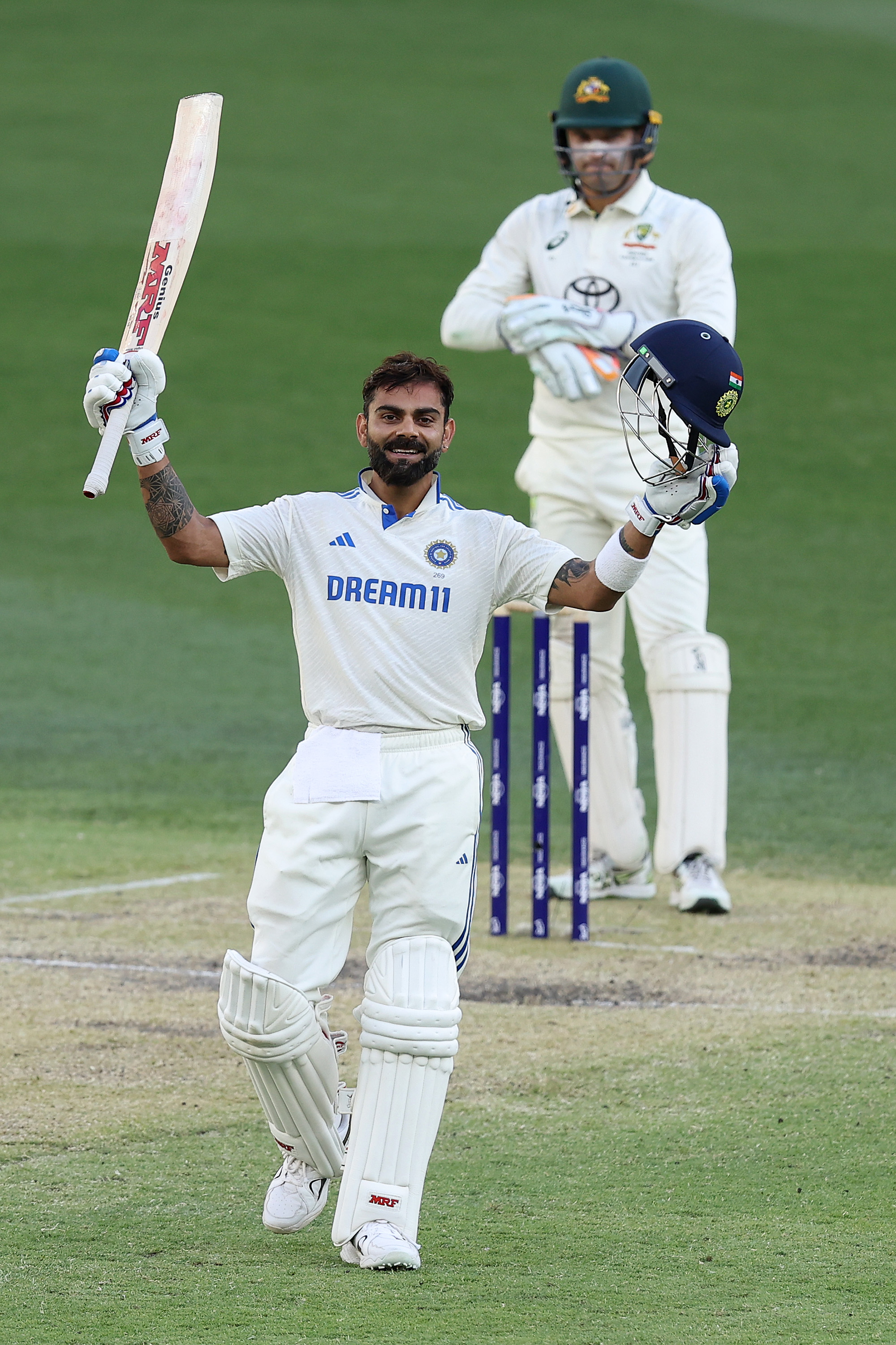 virat kohli scored 7th century in australia surpass sachin tendulkar india vs australia 1st test ind vs auswer