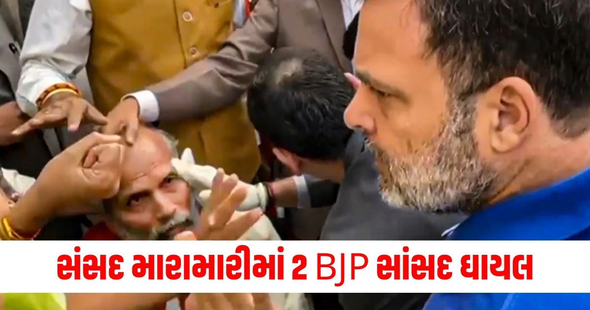 2 bjp mps injured in a scuffle in parliament rahul gandhi accused pm informedghwryhe5tu