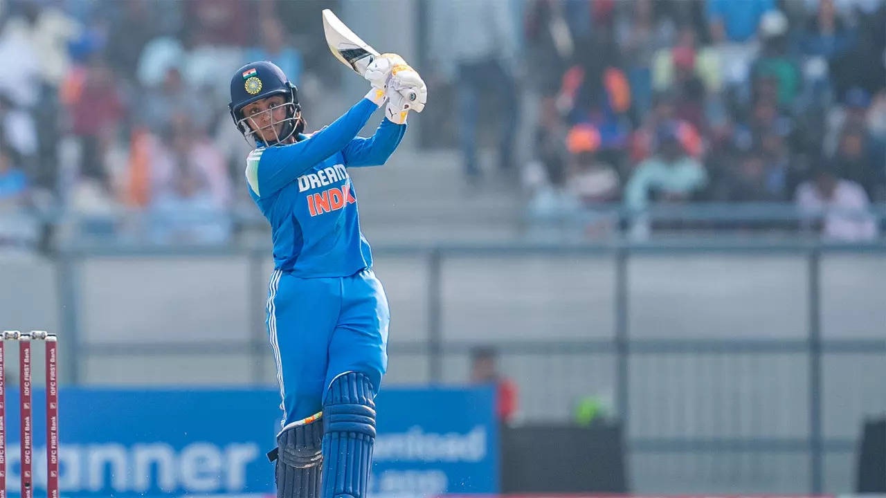 bouncer harleen deol hit maiden odi century as india makes highest score against west indies