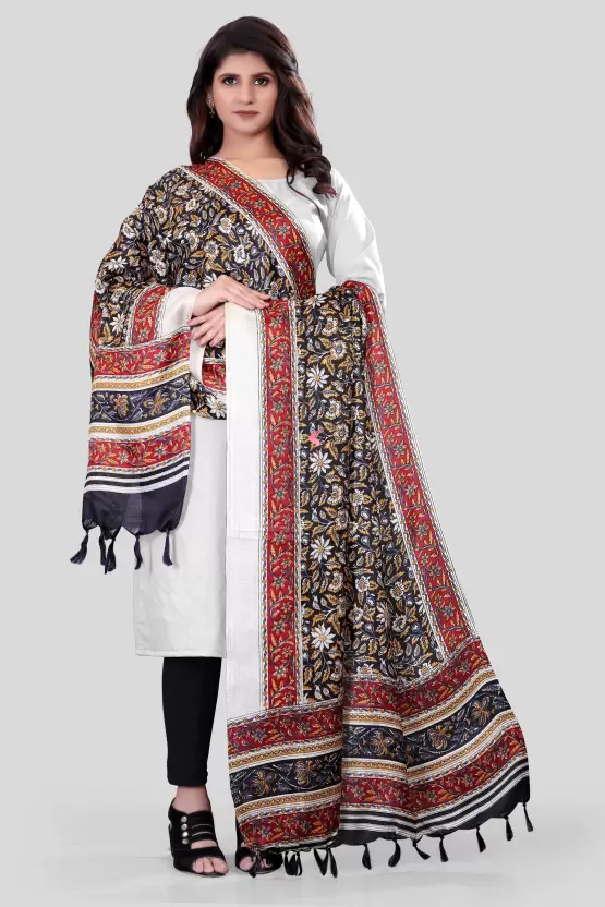 dupatta designs to style with woolen kurtis article