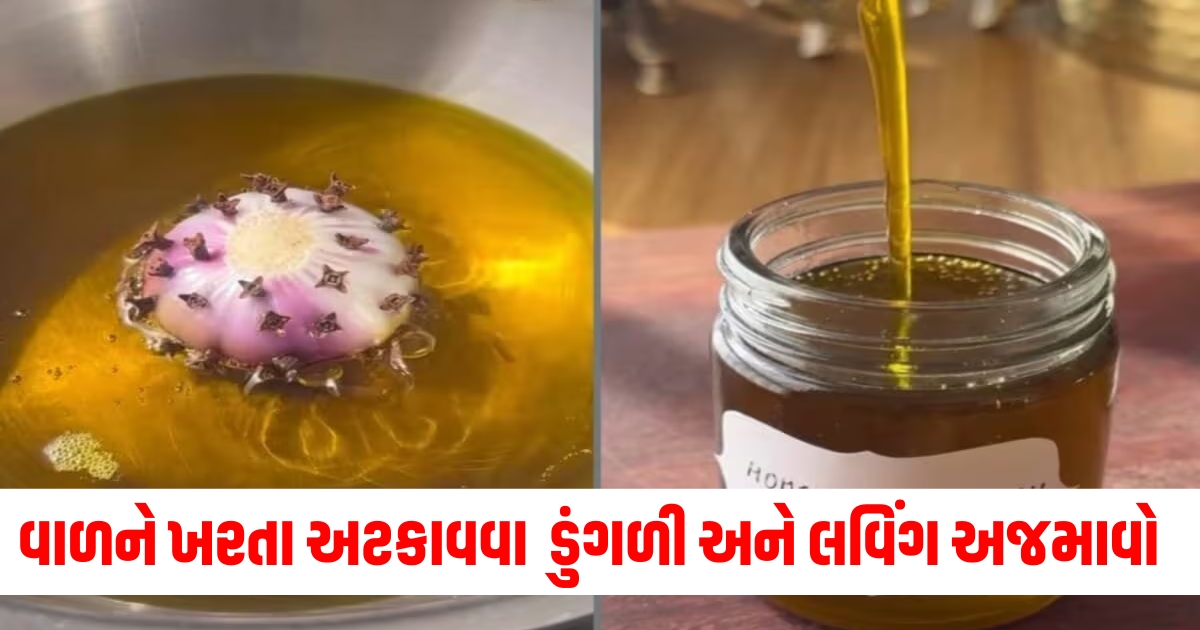 home made hair fall control oil made with onion and cloves viral home remedyyti7to