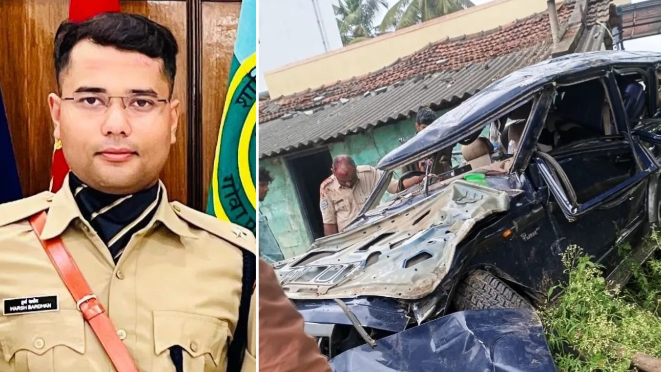 ips harsh bardhan who was going for his first posting died in an accident ewr