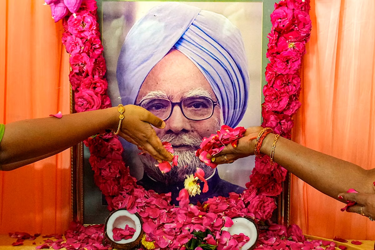 manmohan singh last rites will be performed at nigam bodh ghat congress demands memorial place1