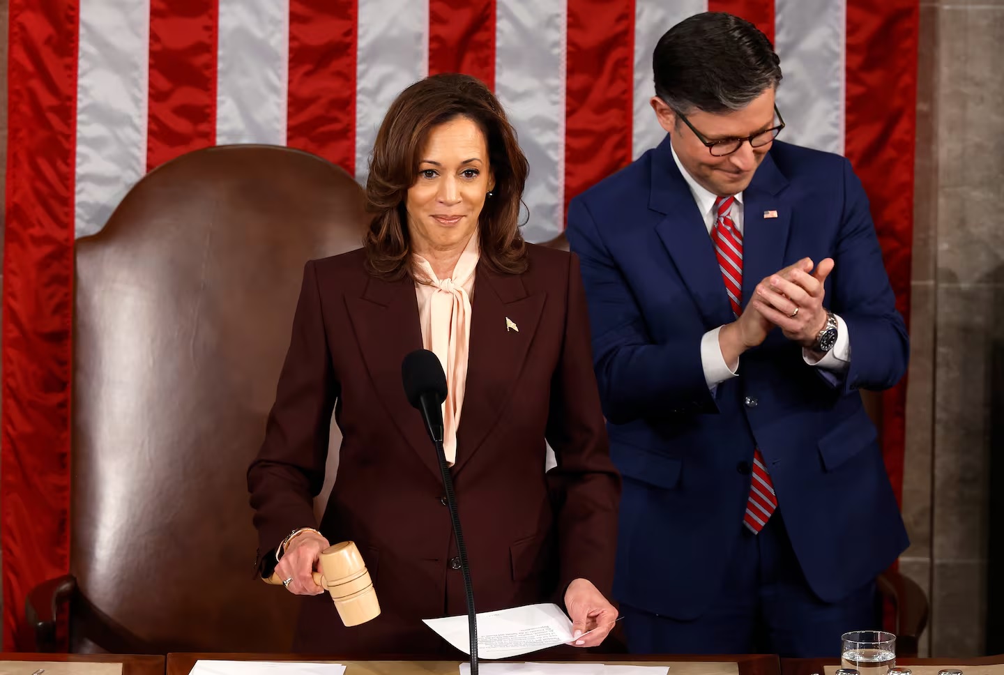 america trump victory sealed in the presidential election kamala harris made formal announcement in the us parliament2