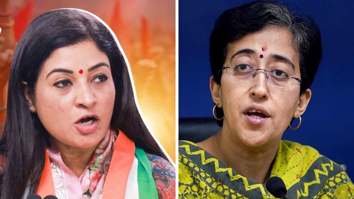 delhi assembly election 2025 bjp may give ticket to ramesh bidhuri against aap cm atishi congress alka lamba kalkaji seat1