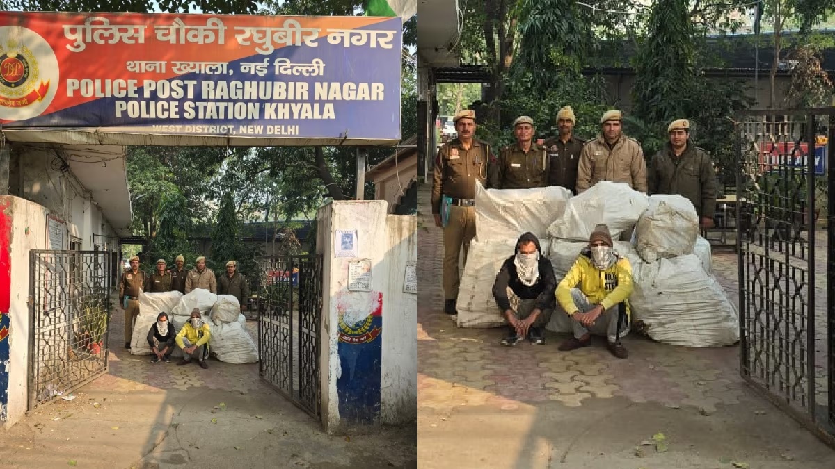 illegal liquor supply in delhi from haryana smuggling in one eeco car two arrested2