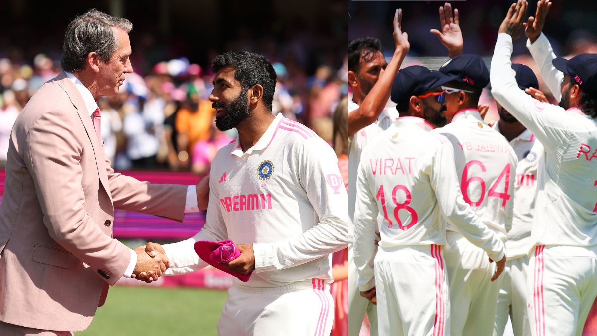 india vs australia why indian team wearing pink jersey in sydney test ind vs aus