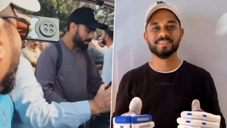 indian batter virat kohli gave his batting gloves to fan after practice watch viral video here2