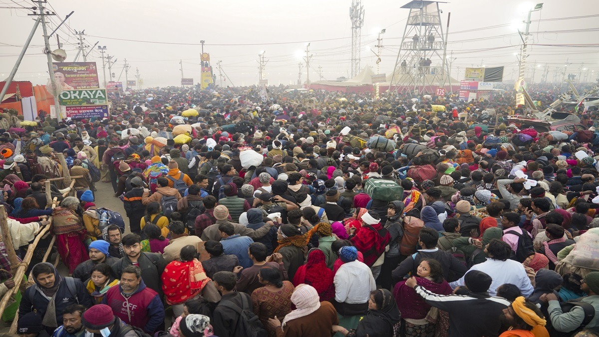 mahakumbh stampede uttarakhand bjp leader dies had gone with son and daughter in law1