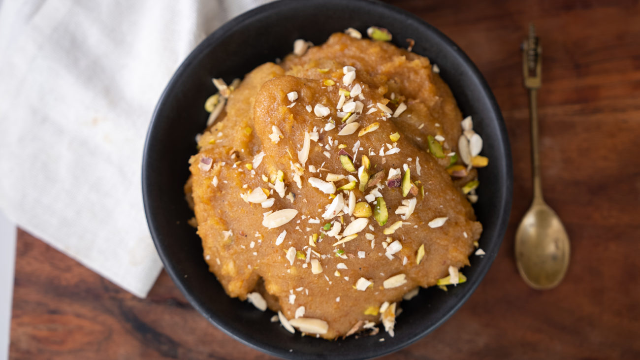 moong dal halwa in 10 minutes recipe in gujarati2