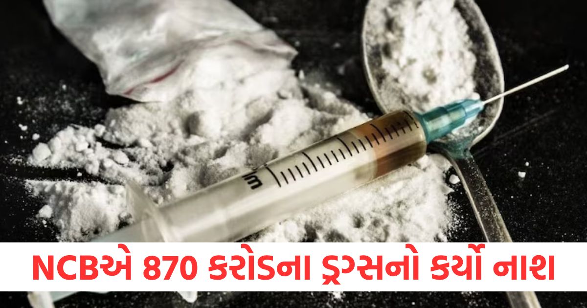 ncbs ahmedabad unit destroyed drugs worth rs 870 crore