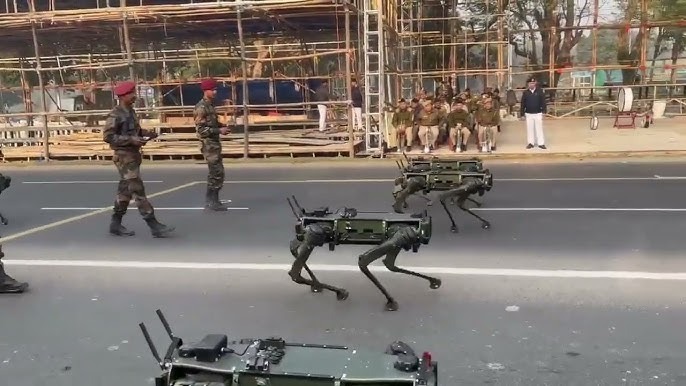 robot dogs for kolkata s red road parade on 26th jan 2025