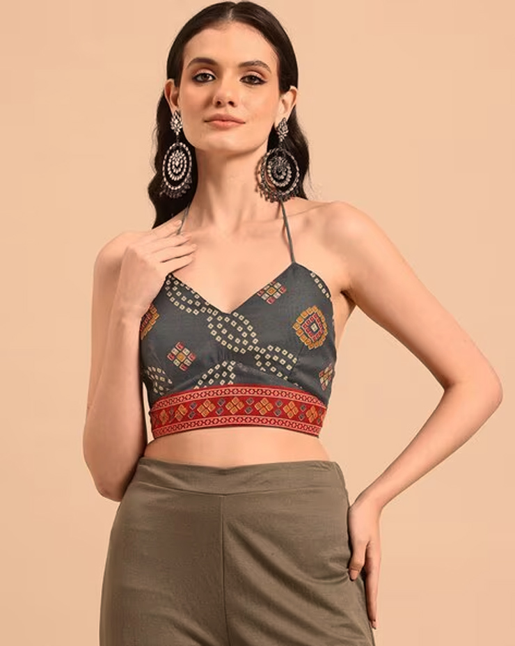 trendy and stylish printed blouse designs for new look2