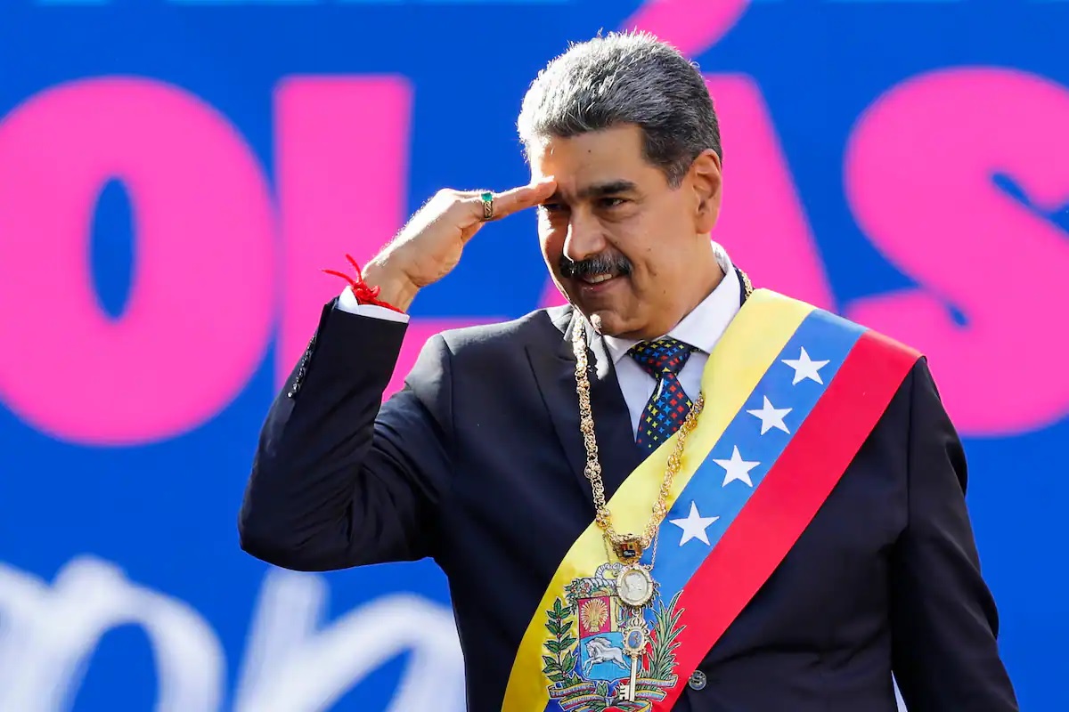 venezuelan president nicolas maduro was sworn in for a third six year term friday2