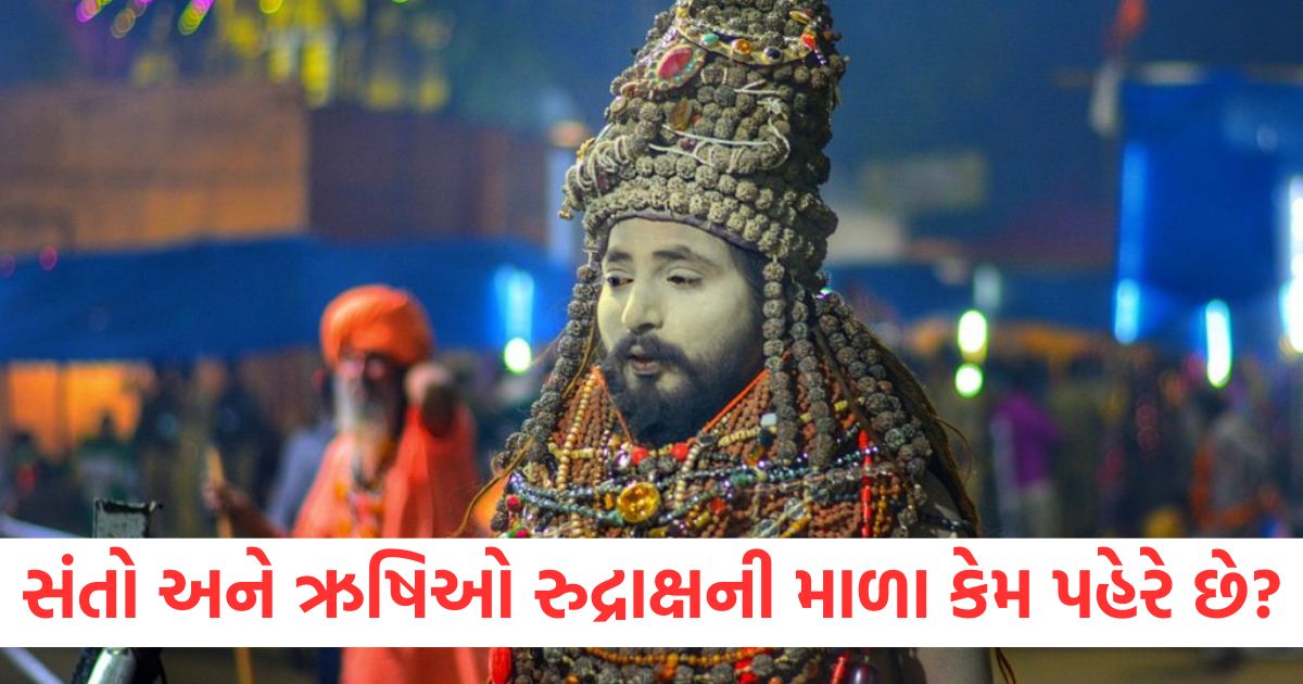 why do saints wear rudraksha mala in maha kumbh