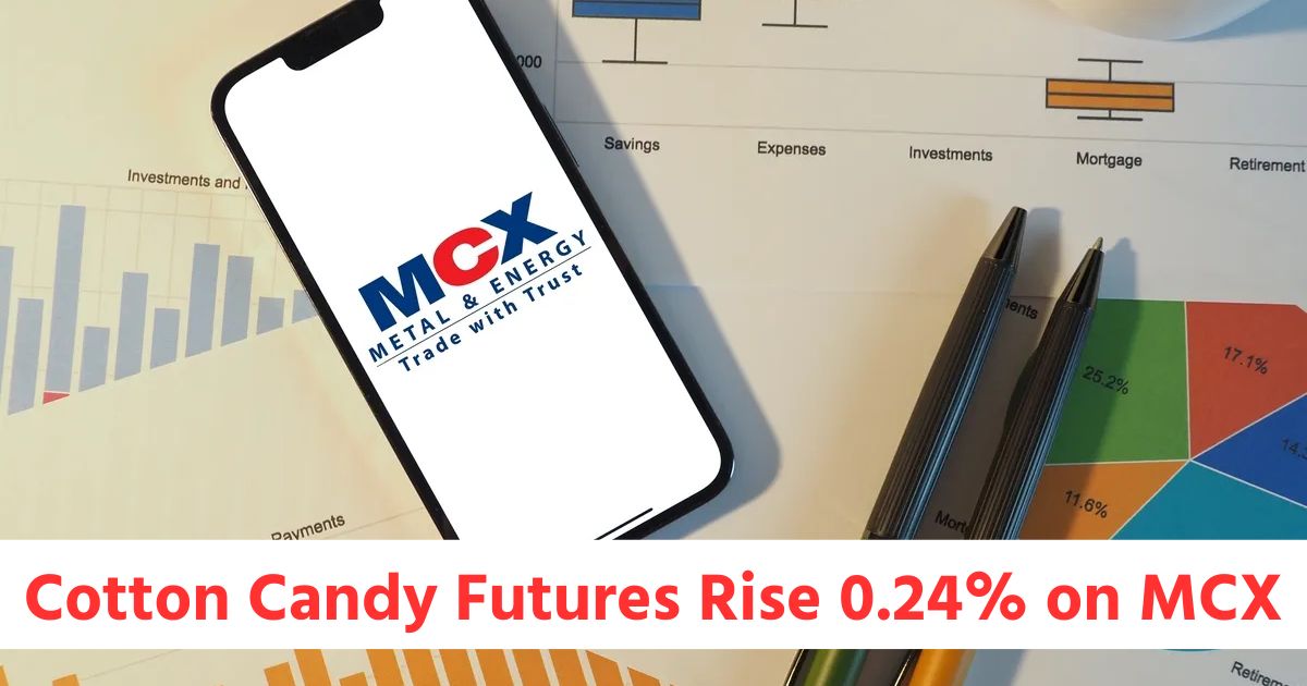 COTTON CANDY futures contrat gains by 0.24 on MCXewr