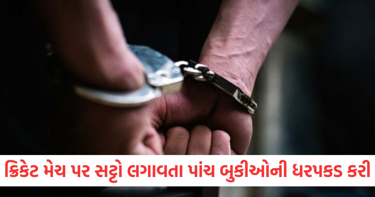 ahmedabad police arrested five bookies reached in narendra modi stadium for india england odi mtach know all