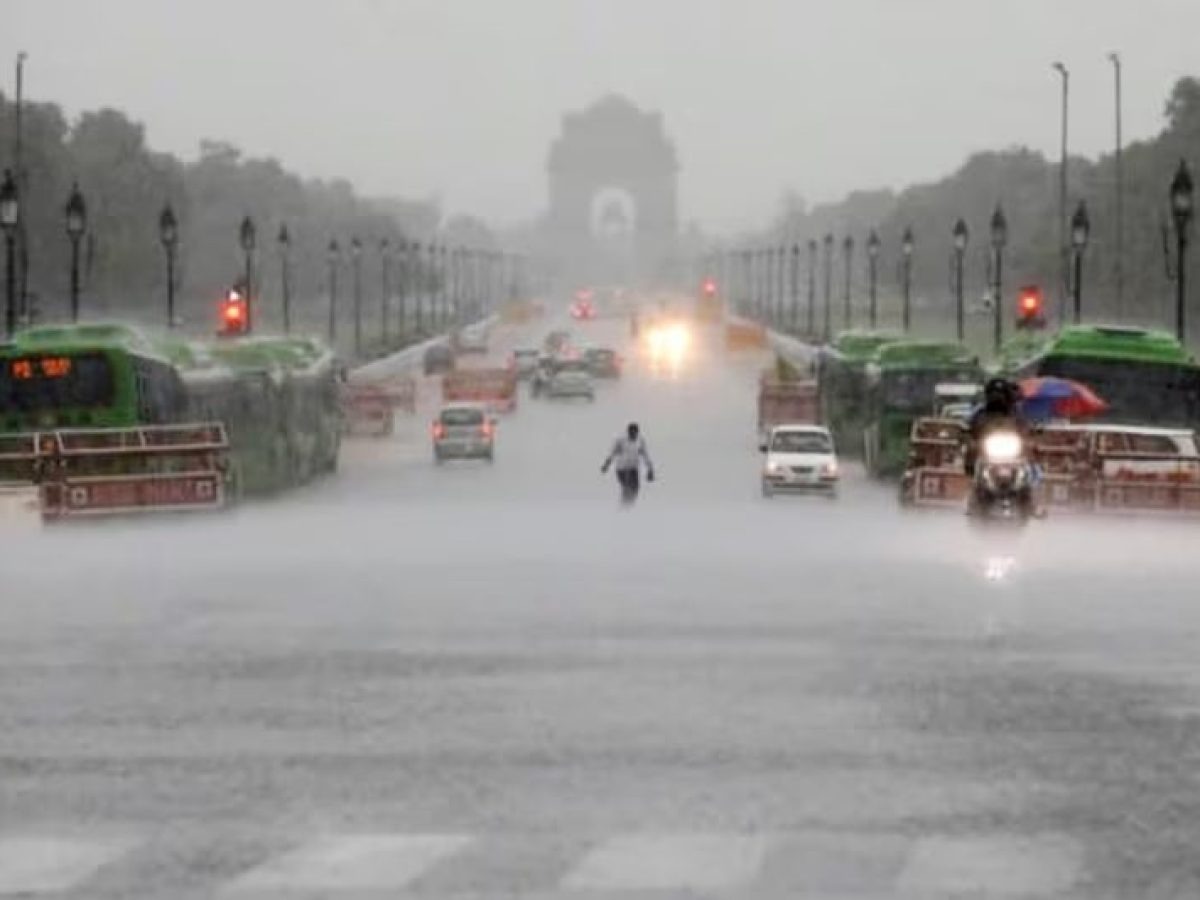 delhi weather update cloudy day today due to strong winds mausam vibhag rain alert2