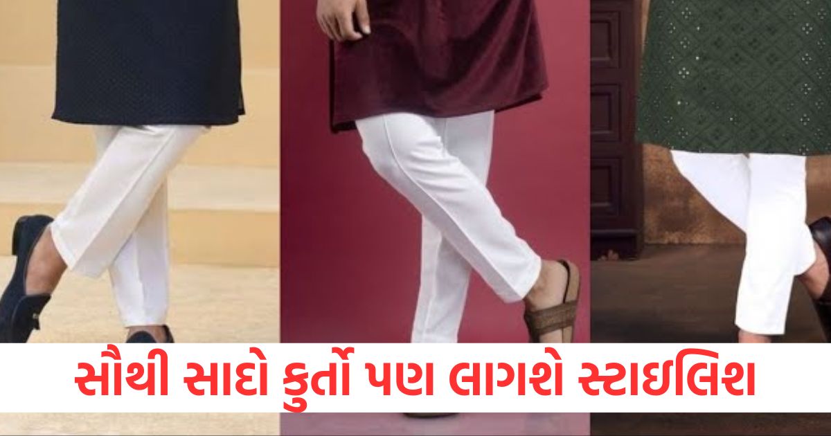 even the simplest kurta will look stylish so know which footwear to match