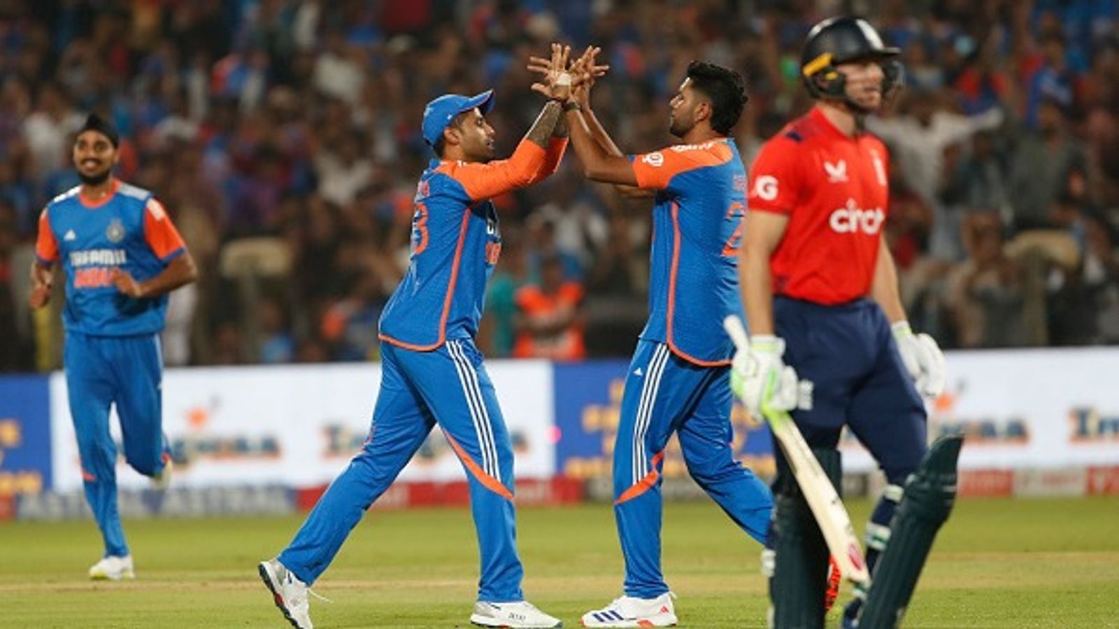 india wins by 15 runs against england 4th t20 pune harshit rana series win ind vs eng1