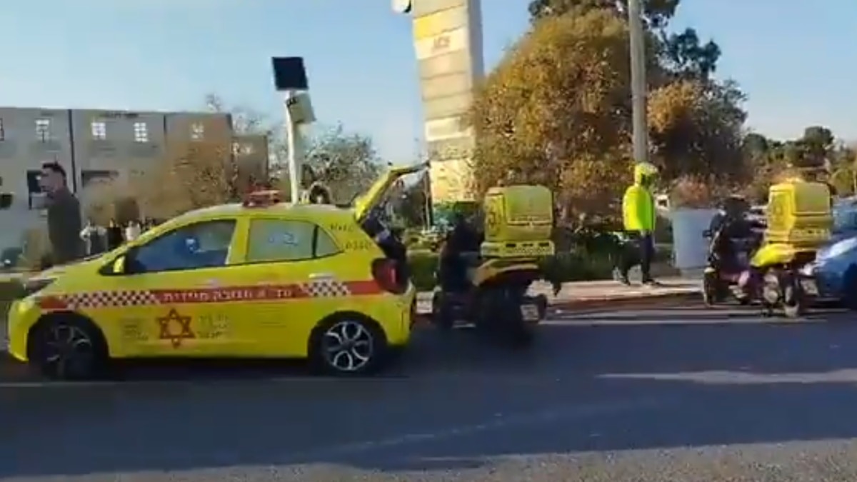 israel haifa suspected terror attack vehicle crashes people several injured