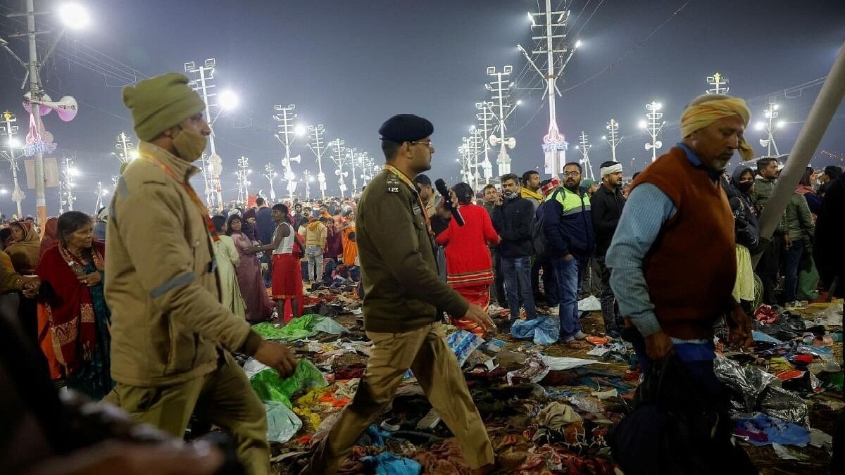 maha kumbh stampede investigation intensifies judicial commission team reached prayagraj1