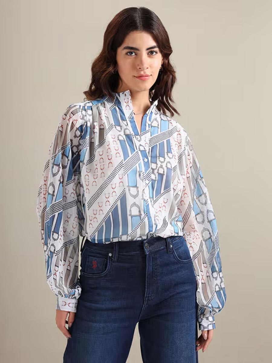 style shirt collar top new designs with jeans