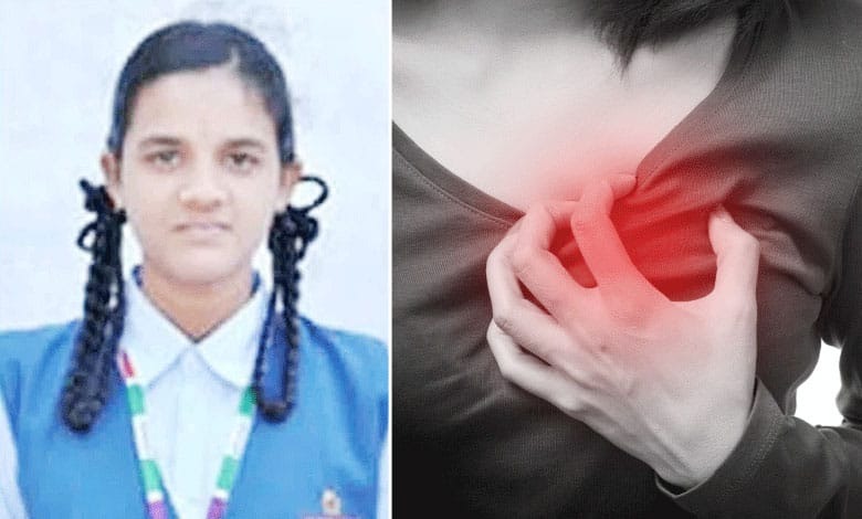 telangana 10th class student died due to a heart attack going to school in kamareddy1